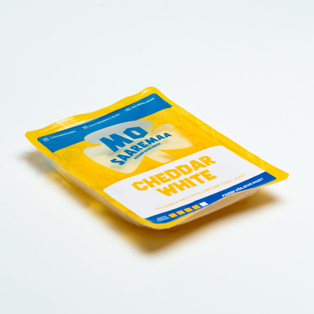 Mo Saaremaa Cheddar White juust viil 150g • MoSaaremaa