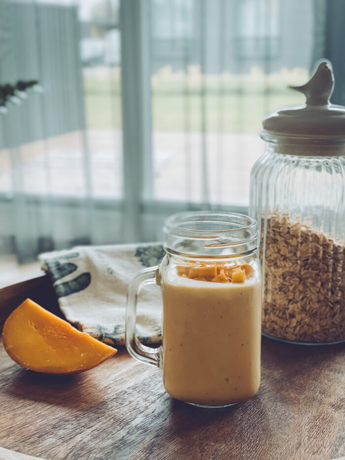 smuuti 3 mang ja kohupiimasmuuti kaerahelvestega