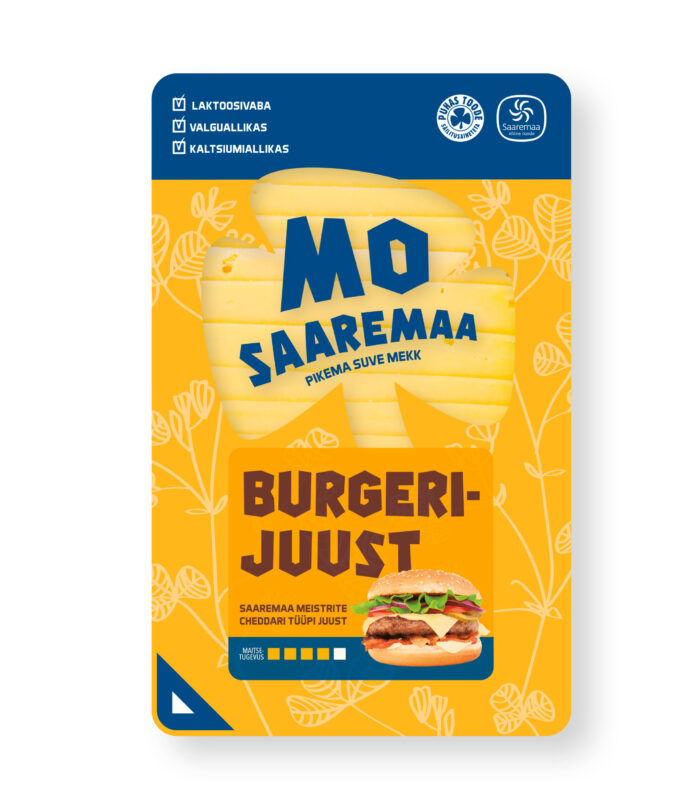 4740153071989 Mo Saaremaa Burgerijuust 300g viilutatud